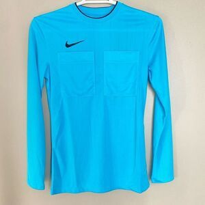 Nike Men’s Dri-FIT Football/Soccer Referee Jersey Teal  DH8027-447 Size Small